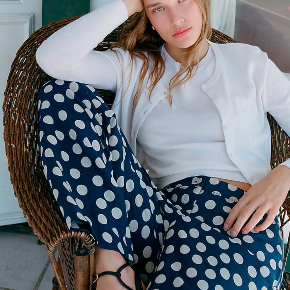 J.Crew Featherweight cashmere cardigan Snow - Picture 3 of 8